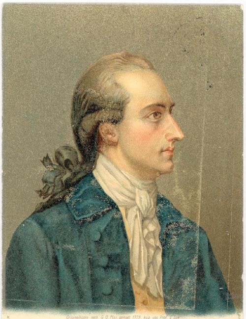 Johann Wolfgang von Goethe, Jugendbild